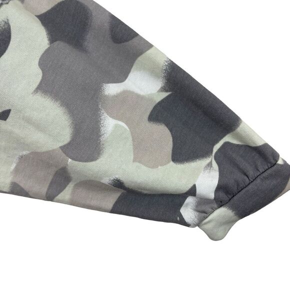 Z Supply Medium Rowan Camo Hoodie Crop Camoflauge Cotton Blend Womens - Picture 9 of 16